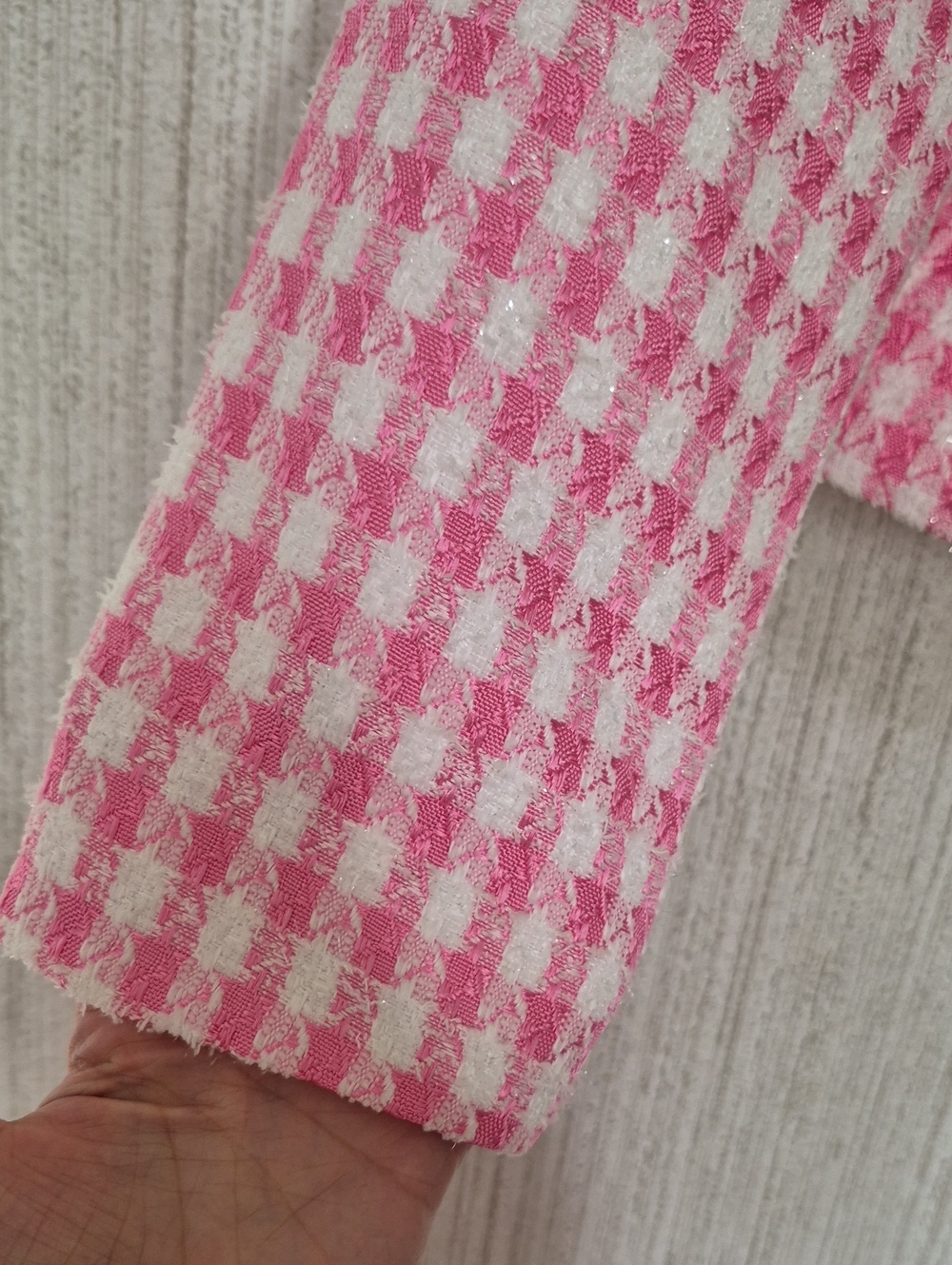 NWT Lilly Pulitzer 12 Rohana Boucle Jacket Rousseau Pink Charming Check Boucle - Picture 7 of 11